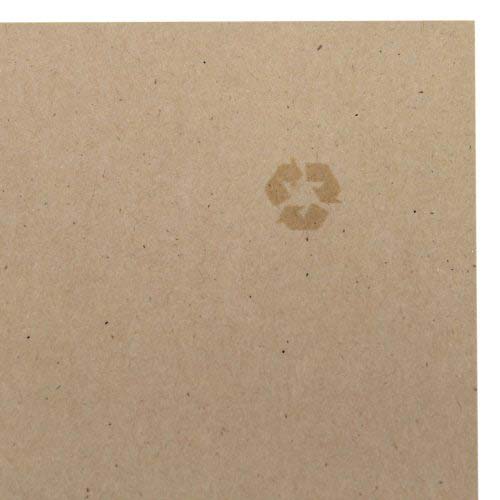 GBC ECO Friendly Brown Recycled Paper Covers 20pk - 25824