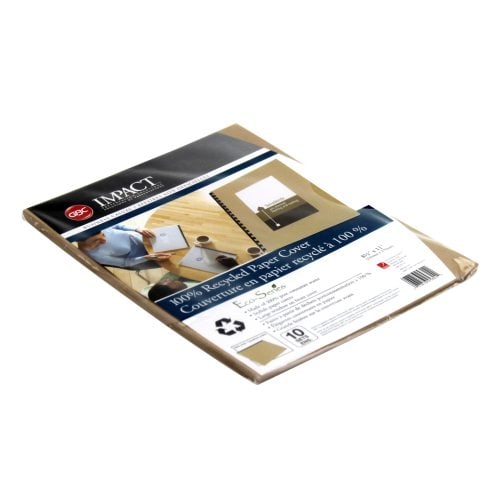GBC ECO Friendly Brown Recycled Paper Covers 20pk - 25824