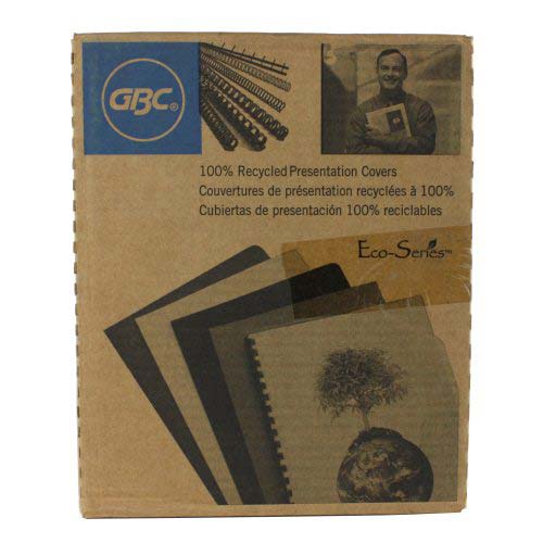 GBC ECO Friendly Frost Recycled Poly Covers 100pk - 25813