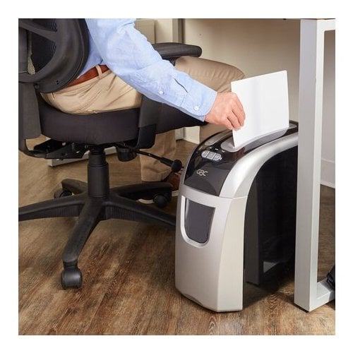 GBC EX12-05 12-Sheet Level P-4 Cross-Cut Shredder - 1757390