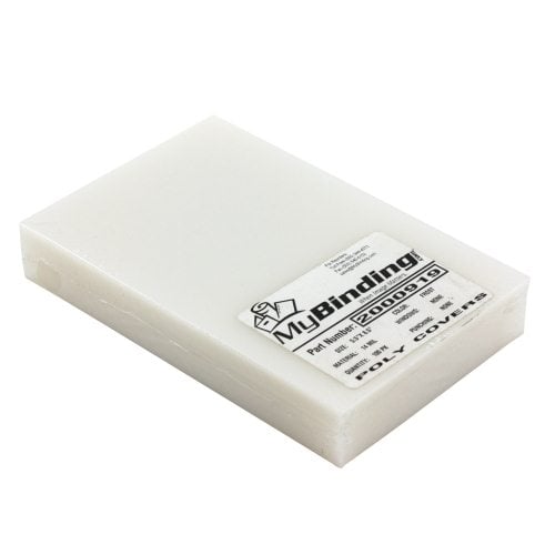 GBC Frost 14mil 5.5" x 8.5" Half Size Poly Covers 100pk - 2000919H
