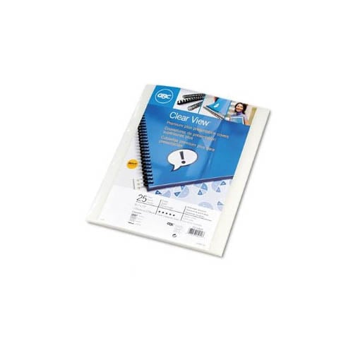 GBC Frost 14mil 8.5" x 11" Coil Punched Covers 100pk - 2000934