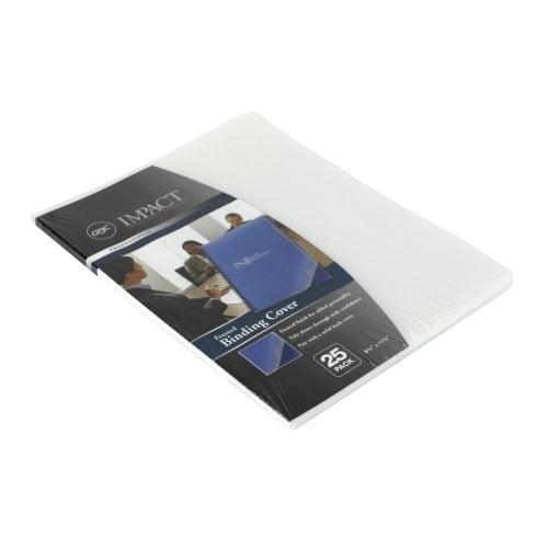 GBC Frost 14mil 8.75" x11.25" Poly Covers 25pk - 2514501