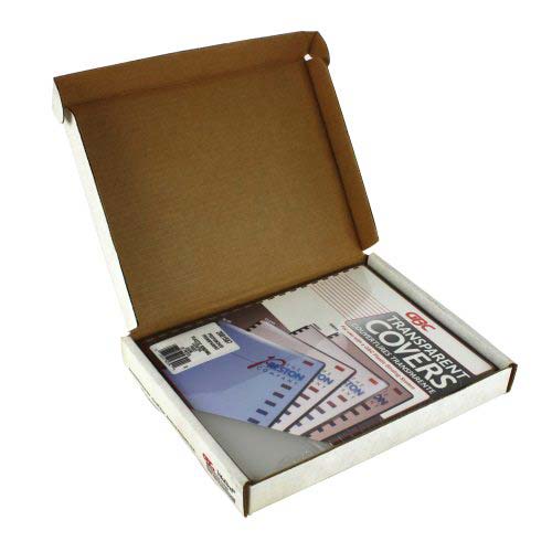 GBC Frost CombBind Punched 8.5" x 11" Covers - 25 pack