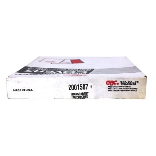 GBC Frost CombBind Punched 8.5" x 11" Covers - 25 pack
