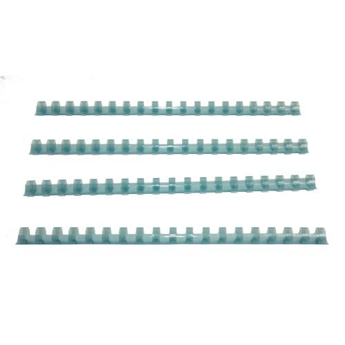 GBC Gels Steel Blue 1/2" Plastic Combs 12pk - 4090292