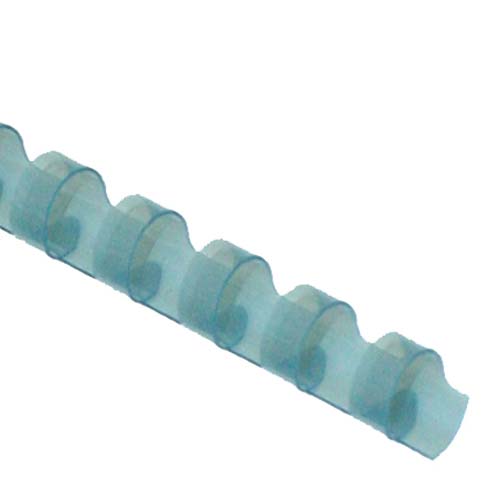 GBC Gels Steel Blue 3/8" Plastic Combs (12pk) - 4090288