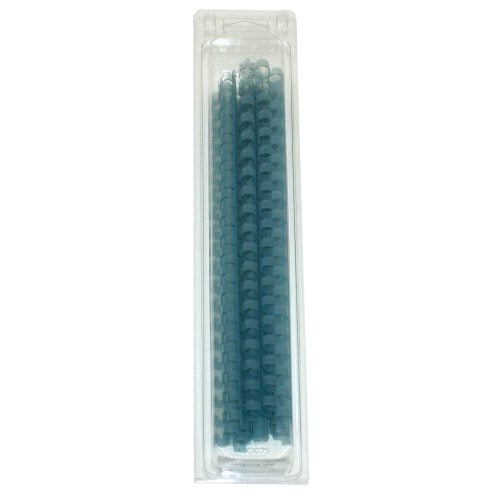 GBC Gels Steel Blue 3/8" Plastic Combs (12pk) - 4090288