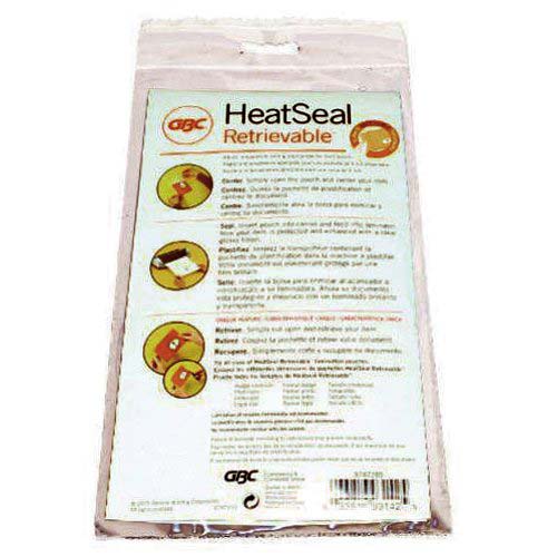 GBC HeatSeal Business Card Size Retrieve It Laminating Pouch - 3747285B