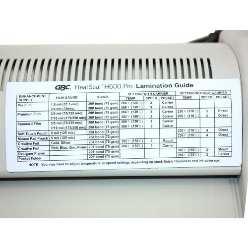 GBC HeatSeal H600pro Pouch Laminator - 1700300