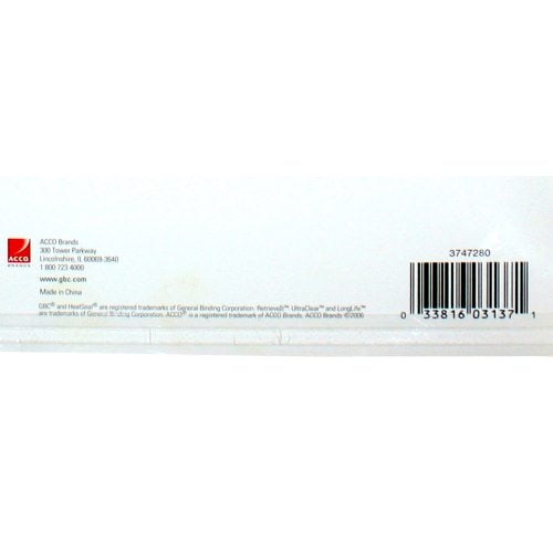 GBC HeatSeal Legal Size Retrieve It Laminating Pouches 25pk - 3747280B