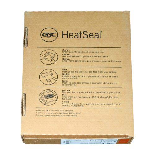 GBC HeatSeal Ultra Clear Letter Size Speed Pouches