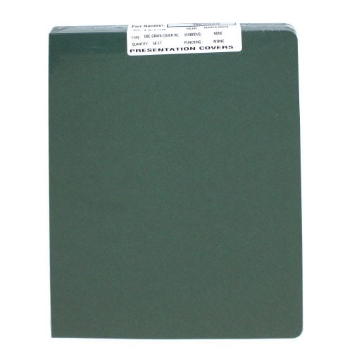 Hunter Green Grain 8.75" x 11.25" Covers 50pk - 25029