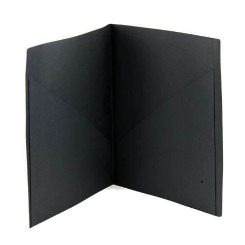 GBC Impact Black Designer Two Pocket Folder 5pk - W55518