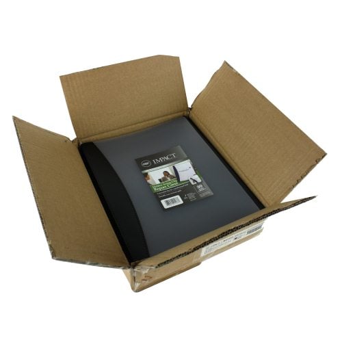 GBC Impact Black Hidden Swing Clip Report Cover - W21533