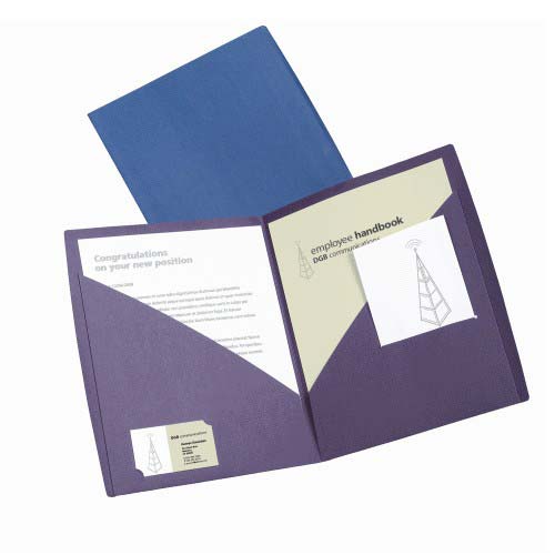GBC Impact Burgundy Designer Two Pocket Folder 5pk - W55516