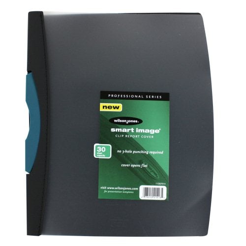 GBC Impact Designer Clip Report Cover Black 1pk - W21513 - Clearance Sale