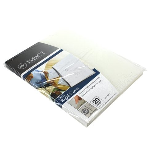 GBC Impact Duro Premium Rigid Clear Binding Covers - 2001892