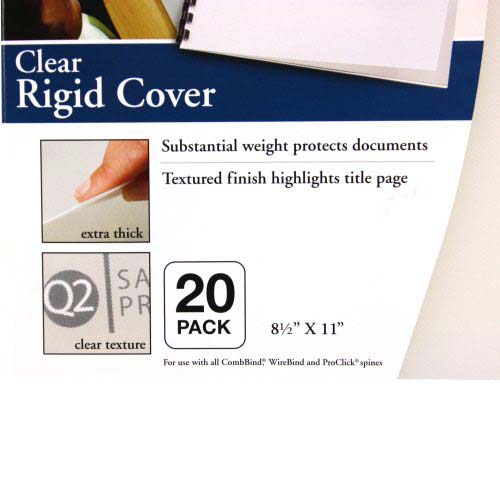 GBC Impact Duro Premium Rigid Clear Binding Covers - 2001892