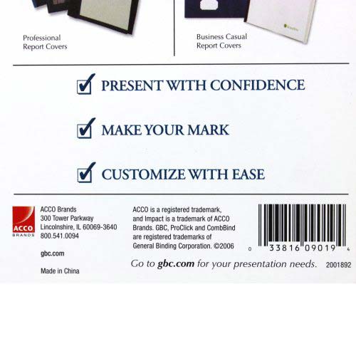 GBC Impact Duro Premium Rigid Clear Binding Covers - 2001892