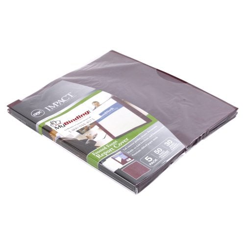 GBC Impact Frosted Front Burgundy Two Pocket Report Cover - W71110