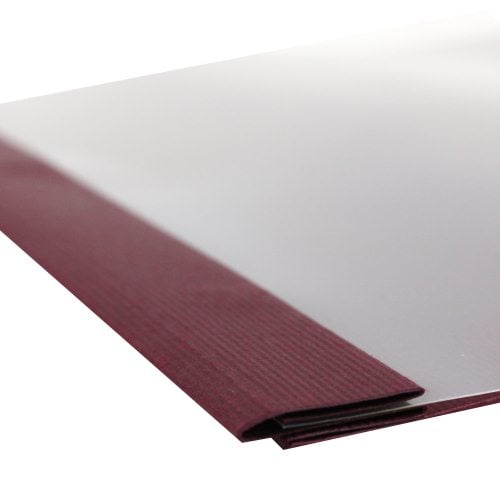 GBC Impact Frosted Front Burgundy Two Pocket Report Cover - W71110