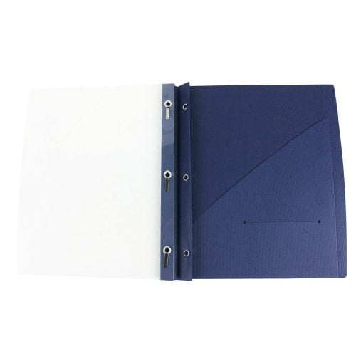 GBC Impact Frosted Front Navy Blue Two Pocket Report Covers (Pack of 5) - W71111 - Clearance Sale