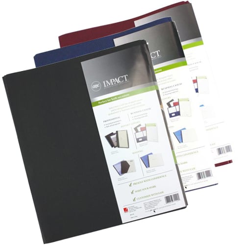 GBC Impact Frosted Front Two Pocket Report Cover