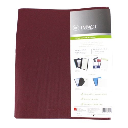 GBC Impact Frosted Front Two Pocket Report Cover