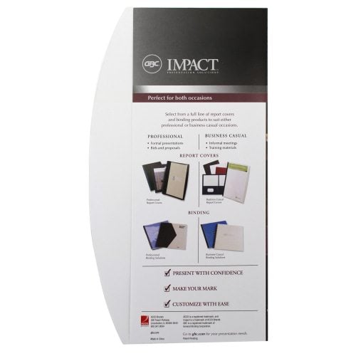 GBC Impact Presentation Sleeve 12pk Assorted - W21529