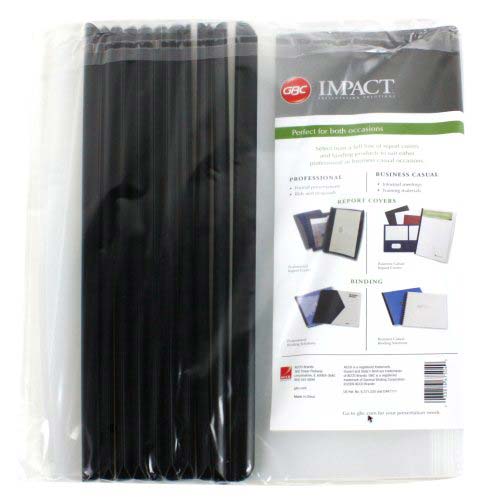 GBC Impact Slide N Bind Frosted Report Cover 10pk - W67504