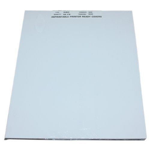 GBC Imprintables Printer Ready White Covers (50pk)