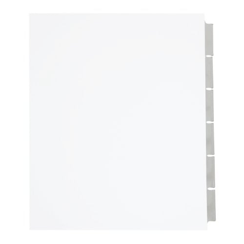 GBC Insertables Clear Index Tabs With Paper Inserts - 260106