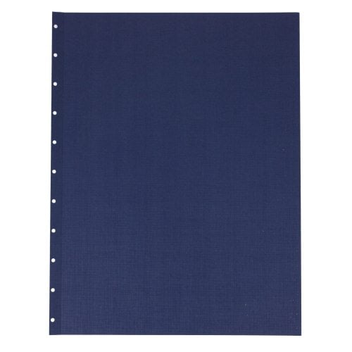 GBC Navy Linen Weave 8.5" x 11" VeloBind Presentation Covers 50pk - 9743511