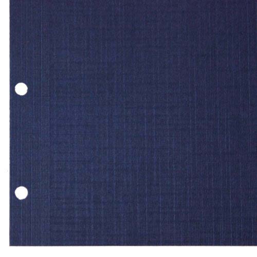 GBC Navy Linen Weave 8.5" x 11" VeloBind Presentation Covers 50pk - 9743511