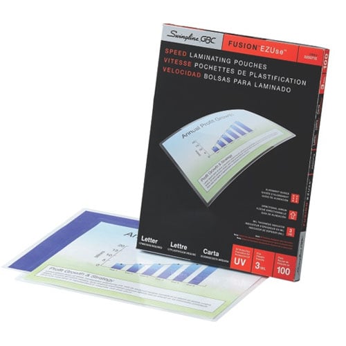 GBC Swingline EZUse Letter Size Speed Thermal Pouches