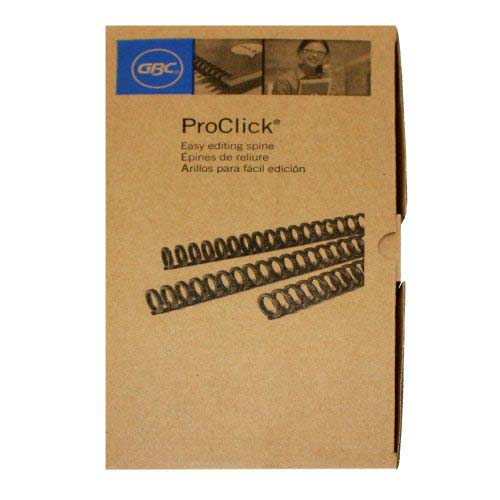 GBC Navy 1/2" Proclick Spines 100pk - 2514702
