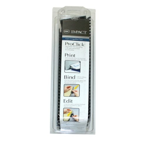 GBC Navy 1/2" Proclick Spines 25pk - 2515661 - Clearance Sale