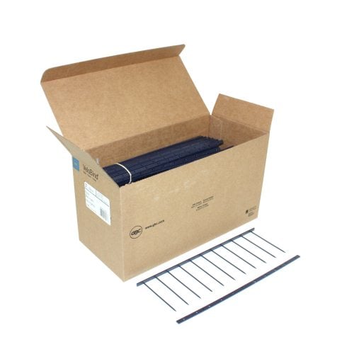 GBC Premium Navy 3" x 11" 11-Pin Velobind Strips - 9741036
