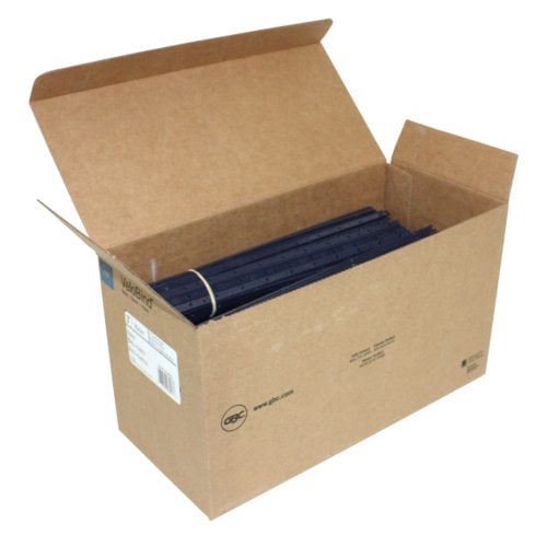 GBC Premium Navy 3" x 11" 11-Pin Velobind Strips - 9741036