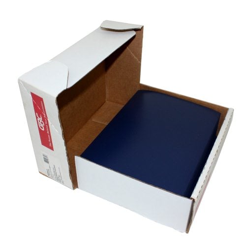 GBC Navy 8.5" x 11" Herringbone Regency Covers 200pk - 2000851