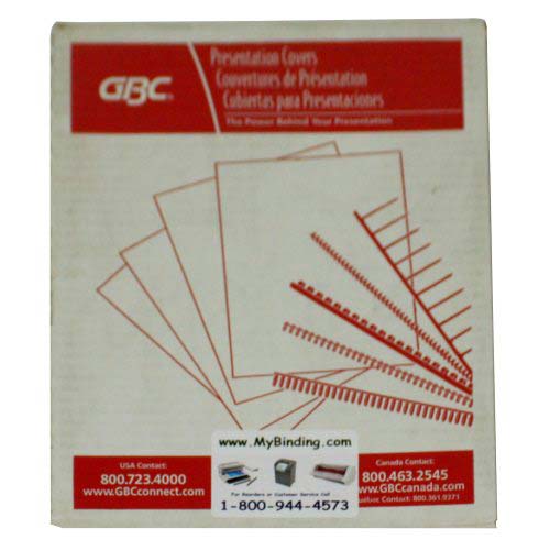 GBC Navy 8.5" x 11" Herringbone Regency Covers 200pk - 2000851