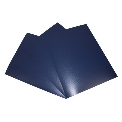 GBC Navy 8.5" x 11" Herringbone Regency Covers 200pk - 2000851