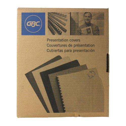 GBC Navy 8.5" x 11" Regency Covers with Windows 100 sets - 9742820