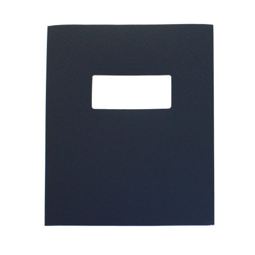 GBC Navy 8.5" x 11" Regency Covers with Windows 100 sets - 9742820