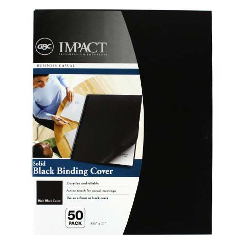 GBC Swingline Navy Blue Accents Poly Covers 50pk - 2514494