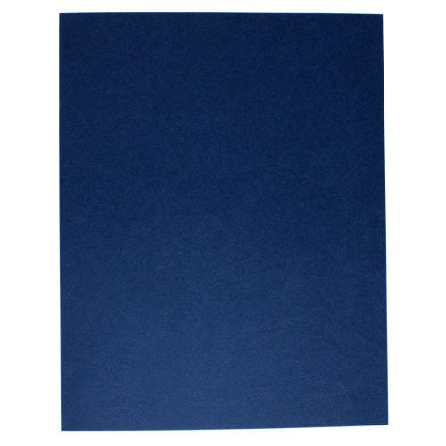 GBC Navy Grain 8.5" x 11" Covers 50pk - 9743527