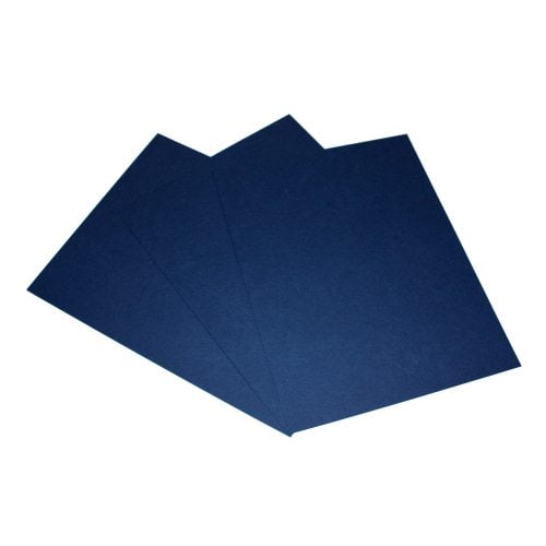 GBC Navy Grain 8.5" x 11" Covers 50pk - 9743527