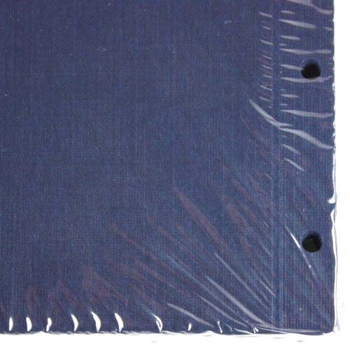 GBC Navy Letter Velobind Punched Linen Weave Covers w/ Windows 25 sets