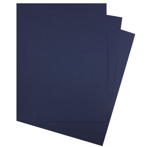 GBC Navy Linen Weave 8.5" x 11" Covers 200pk - 9742450